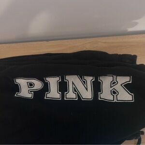 PINK Victoria's Secret Black joggers/sweats (matching set available)